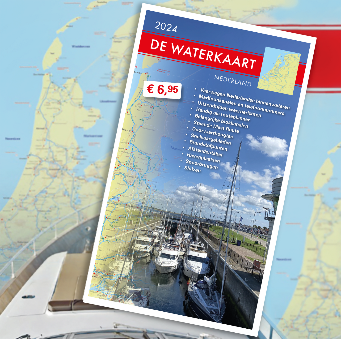 De Waterkaart + De Havengids Noord en Zuid 2024