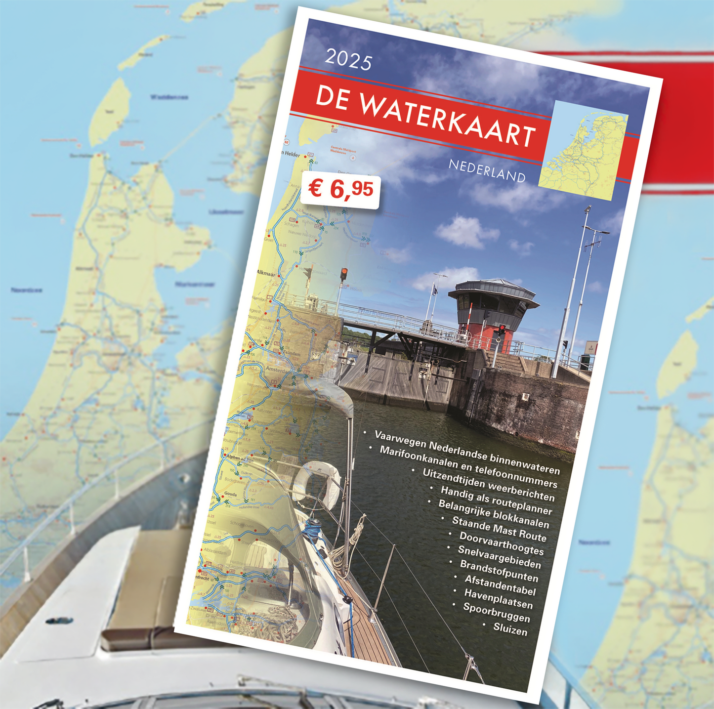 NIEUW! De Waterkaart + De Havengids Noord en Zuid 2025