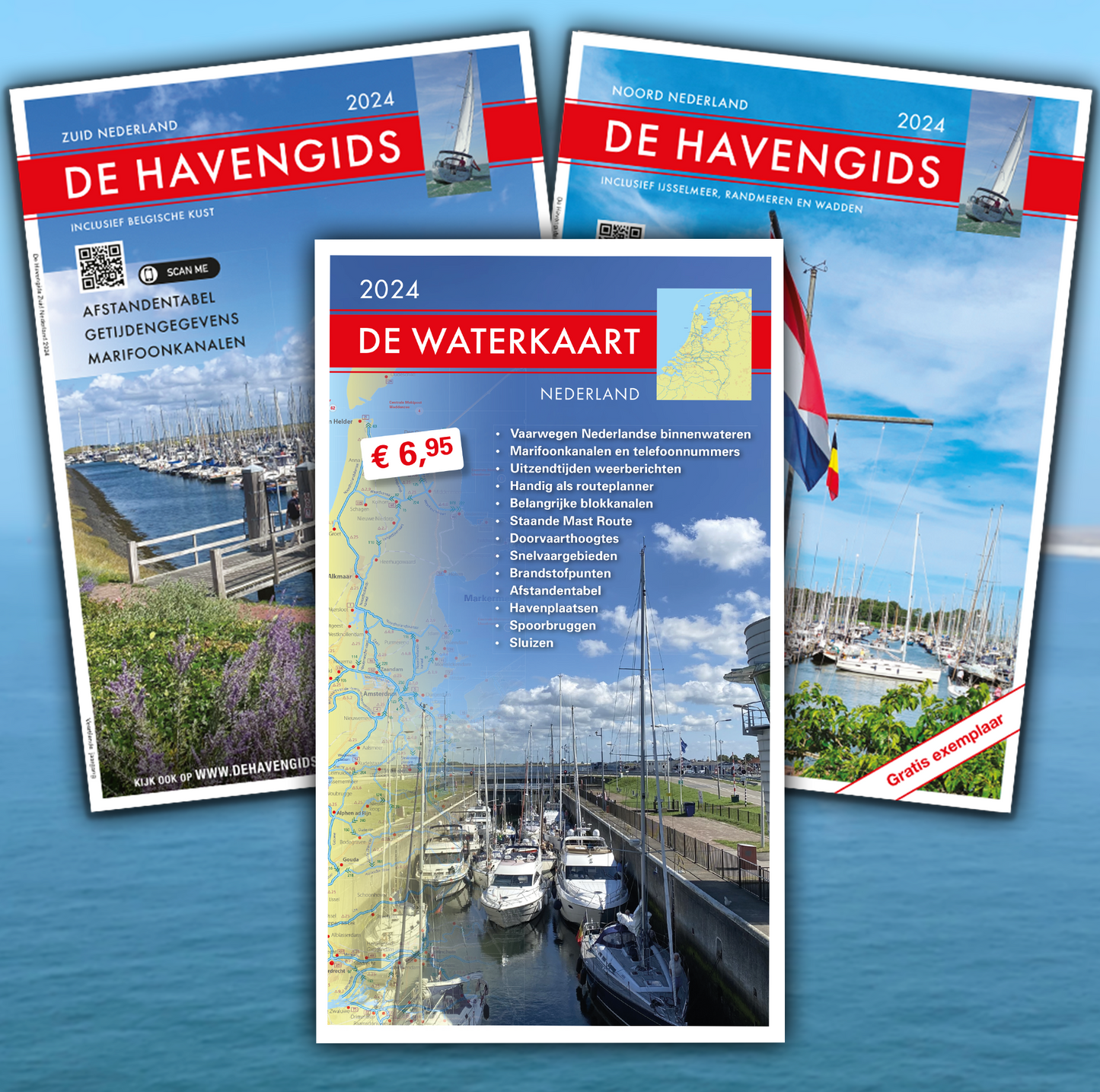 De Waterkaart + De Havengids Noord en Zuid 2024